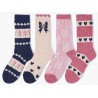 Chaussettes en 57% Laine Fine